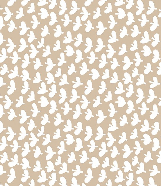 Lola Fly Away Oatmeal PVC Tablecloth, 140x250cm - Rectangular