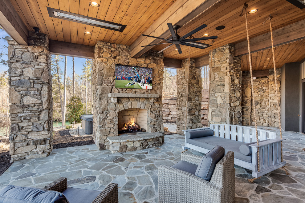 Patio - transitional patio idea