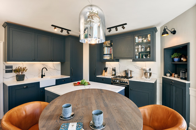 Kitchen eklektisk-vardagsrum