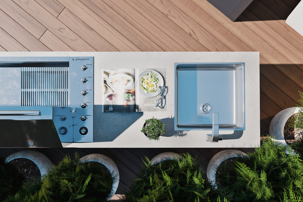 Терраса пентхауса в г. Сочи