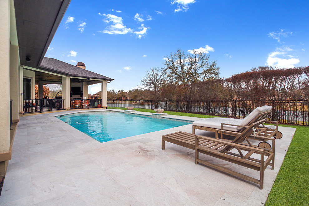 E Bremond Bend Attic Conversion & Pool Renovation
