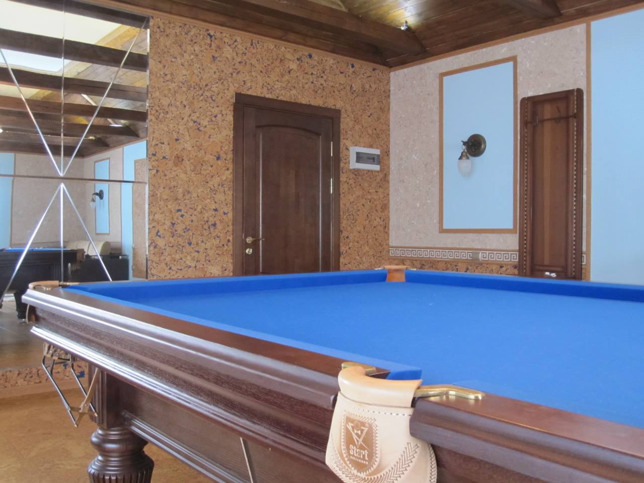 Дизайн бильярдной комнаты.