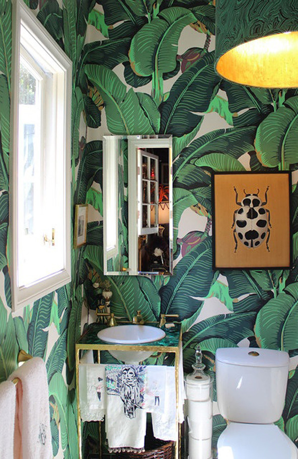 Design ideas for a world-inspired cloakroom in Los Angeles.