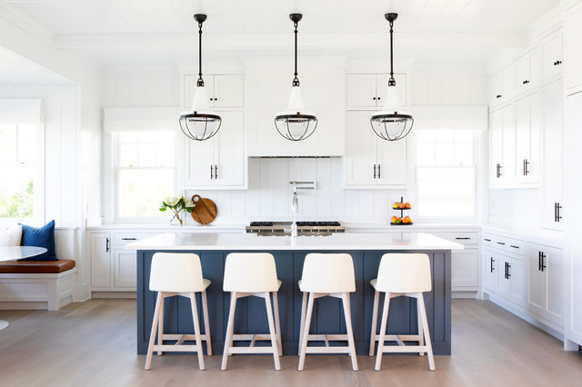 North Fork Waterfront beach-style-kitchen
