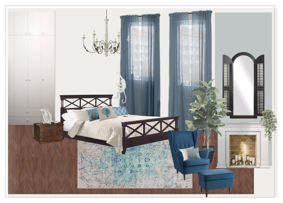 Санкт-Петербург. Подбор мебели и создание образа квартиры для творческой пары.