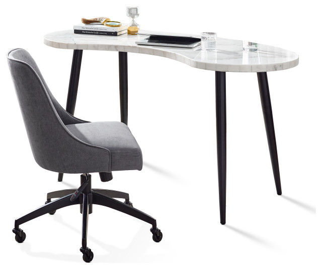 Kinsley Desk and Chair Set Transitional Office Chairs by Steve