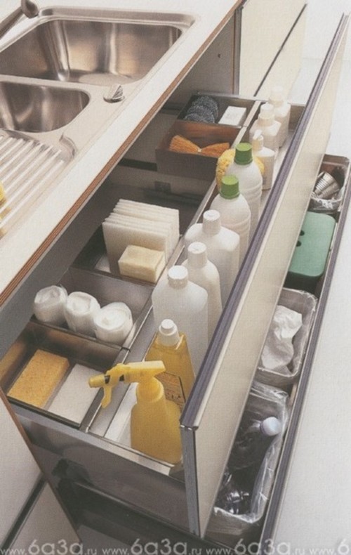 Drawers under sink. Who has them?