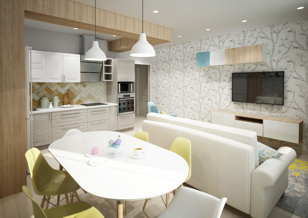 Дизайн 2-х комнатной квартиры в ЖК "Губернский", г.Краснодар