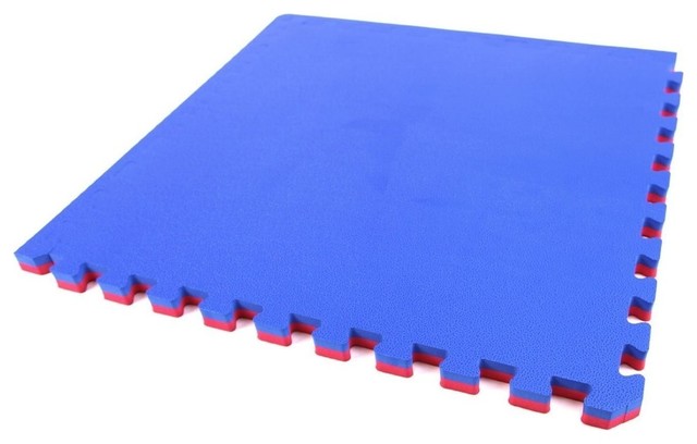 red exercise mat