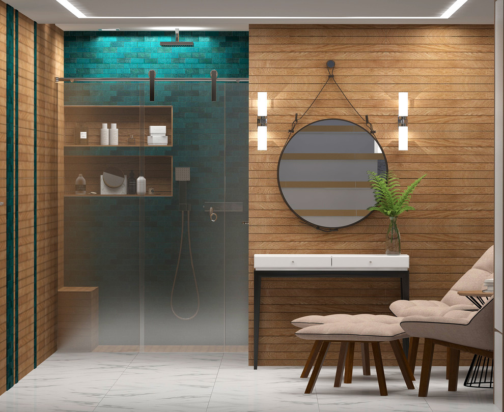 Дизайн проект спа-зоны и комнаты отдыха в загородном доме