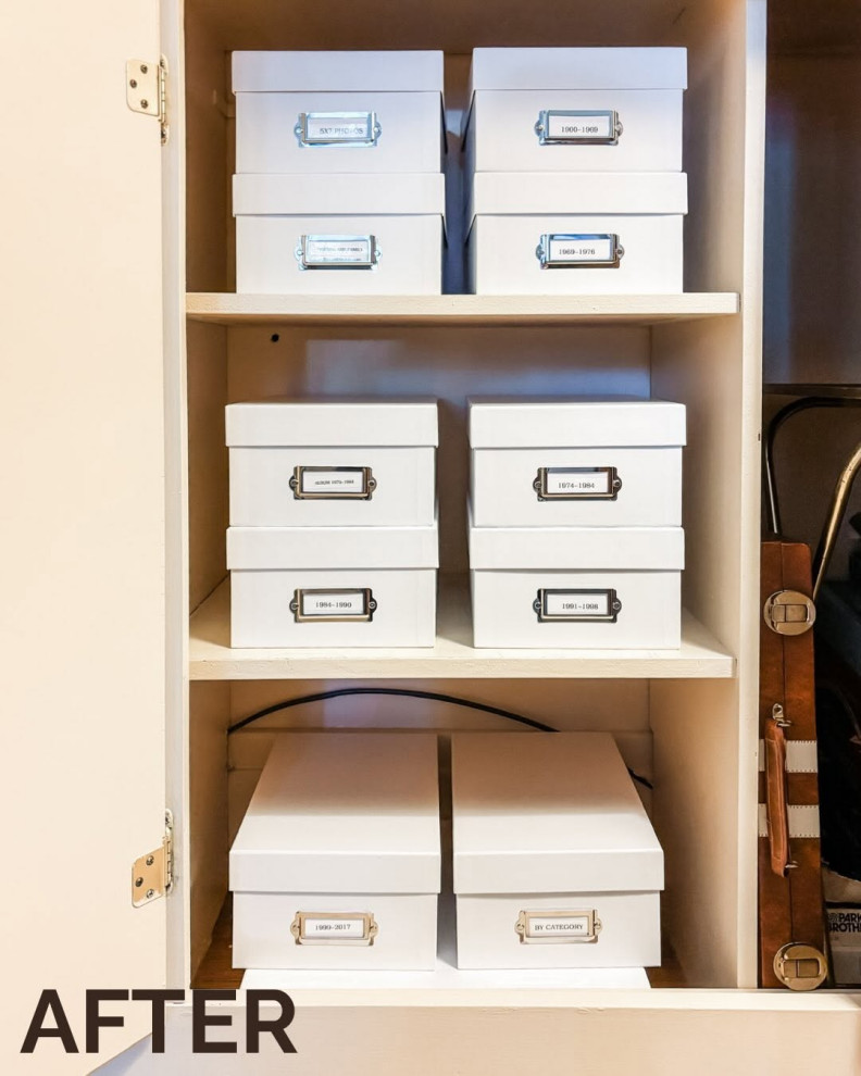 Organized Photo Boxes