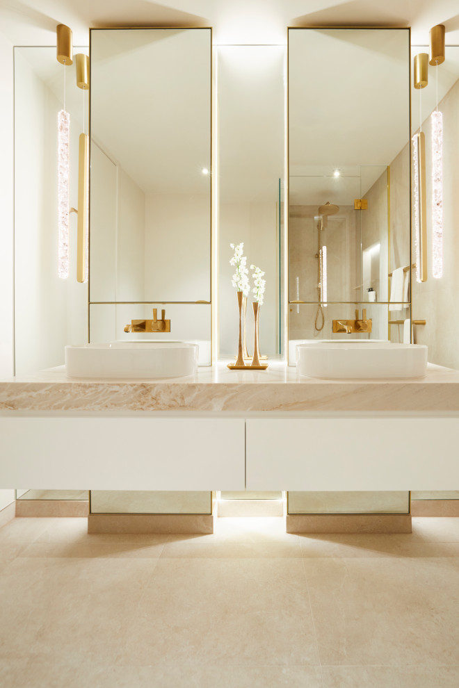 Photo inspiration: Fresh Look at Southbank Penthouse Contemporary Bathroom Melbourne