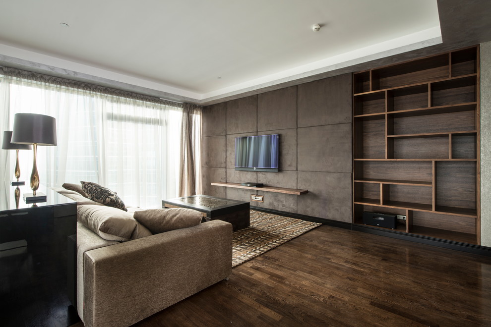 Мягкие стеновые панели для ТВ зоны