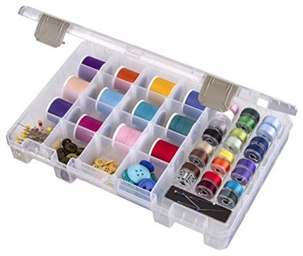 ArtBin SewLutions Bobbin/Supply Box Clear Sewing Storage Container