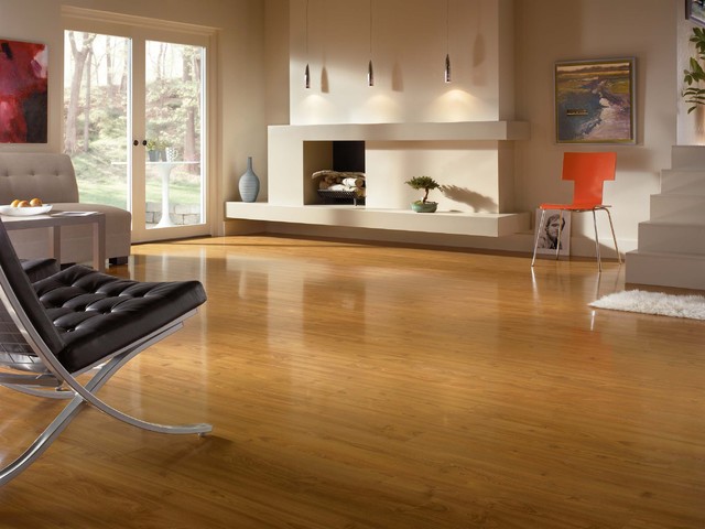 Oak laminate floor