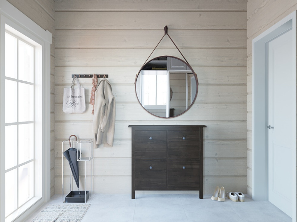 Двухэтажный деревянный дом