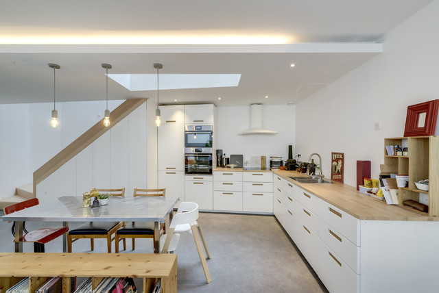 Loft Montreuil contemporaneo-cocina