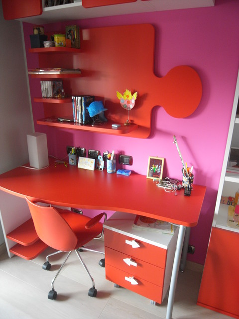 Riattamento appartamento esistente minimalistisch-arbeitszimmer