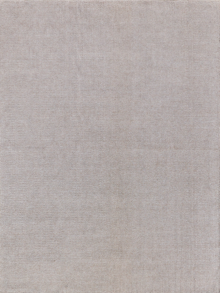 Bali Indoor/Outoor Handmade Flatwoven PET yarn Beige Area Rug, 10'x14