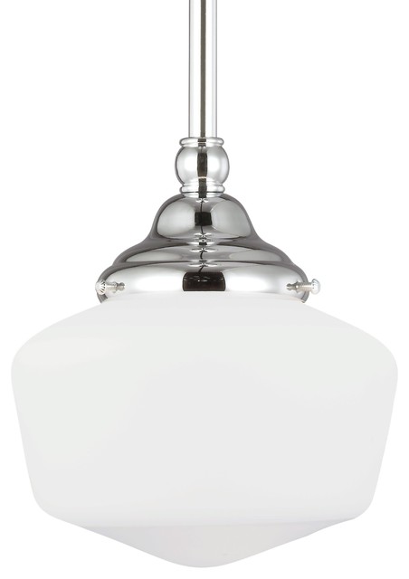 Sea Gull Lighting Small 1 Light Pendant Chrome Sea Gull Lighting Small 1 Light Pendant Chrome