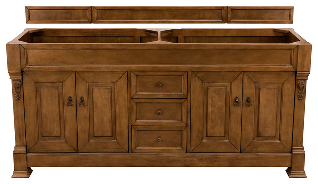 72 Double Vanity Country Oak Traditional Bathroom Vanities And Canarsie Double Vanity Base Oak No Top 72