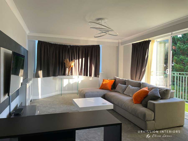 City home interior makeover moderne-dagligstue