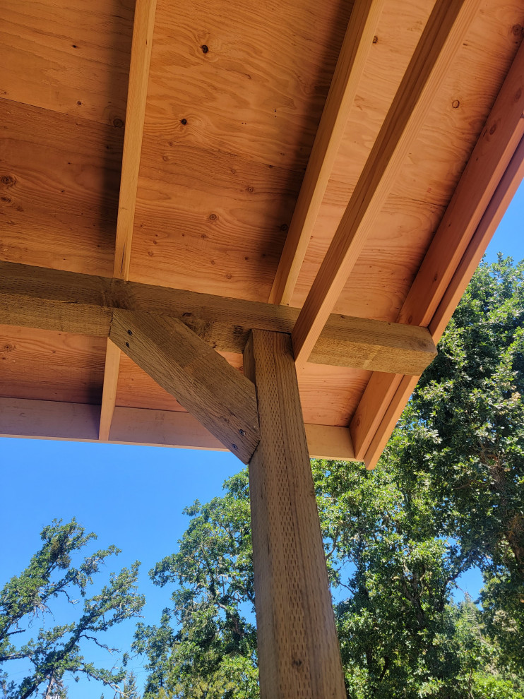 15 x 22 Deck With peaked 40x16 cover