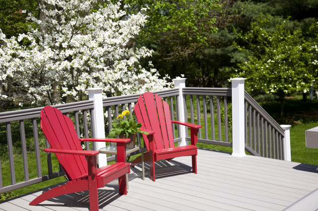 Painted Decks contemporary-terrace