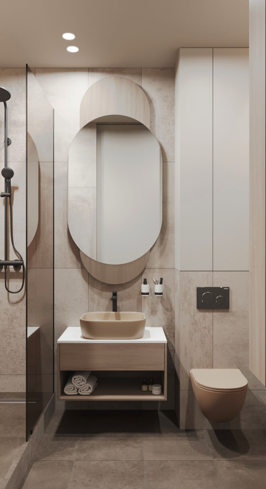 Двух комнатная квартира в стиле эко минимализм. 2023-24 г