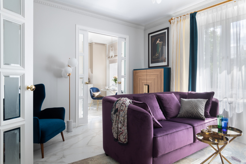 In the spirit of retro / В духе ретро - квартира с видом на Патриарший пруд