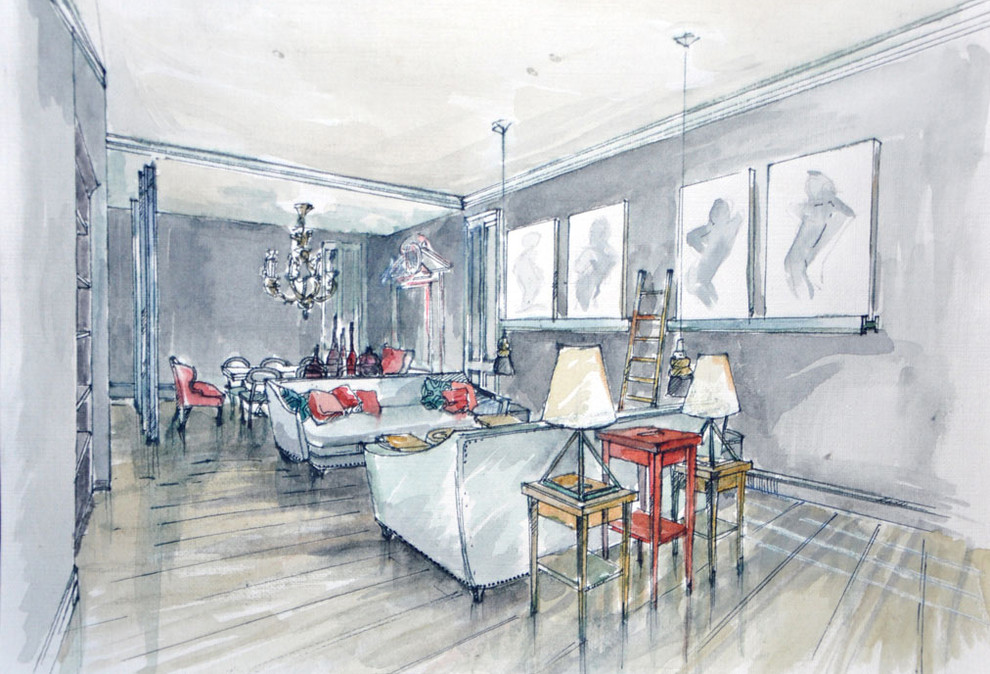 Interior Sketch - Эскизы интерьеров