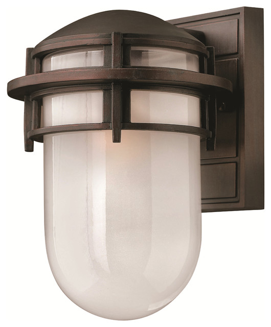 Hinkley Reef 1 Light LED Outdoor Small Wall Mount, Victorian Bronze