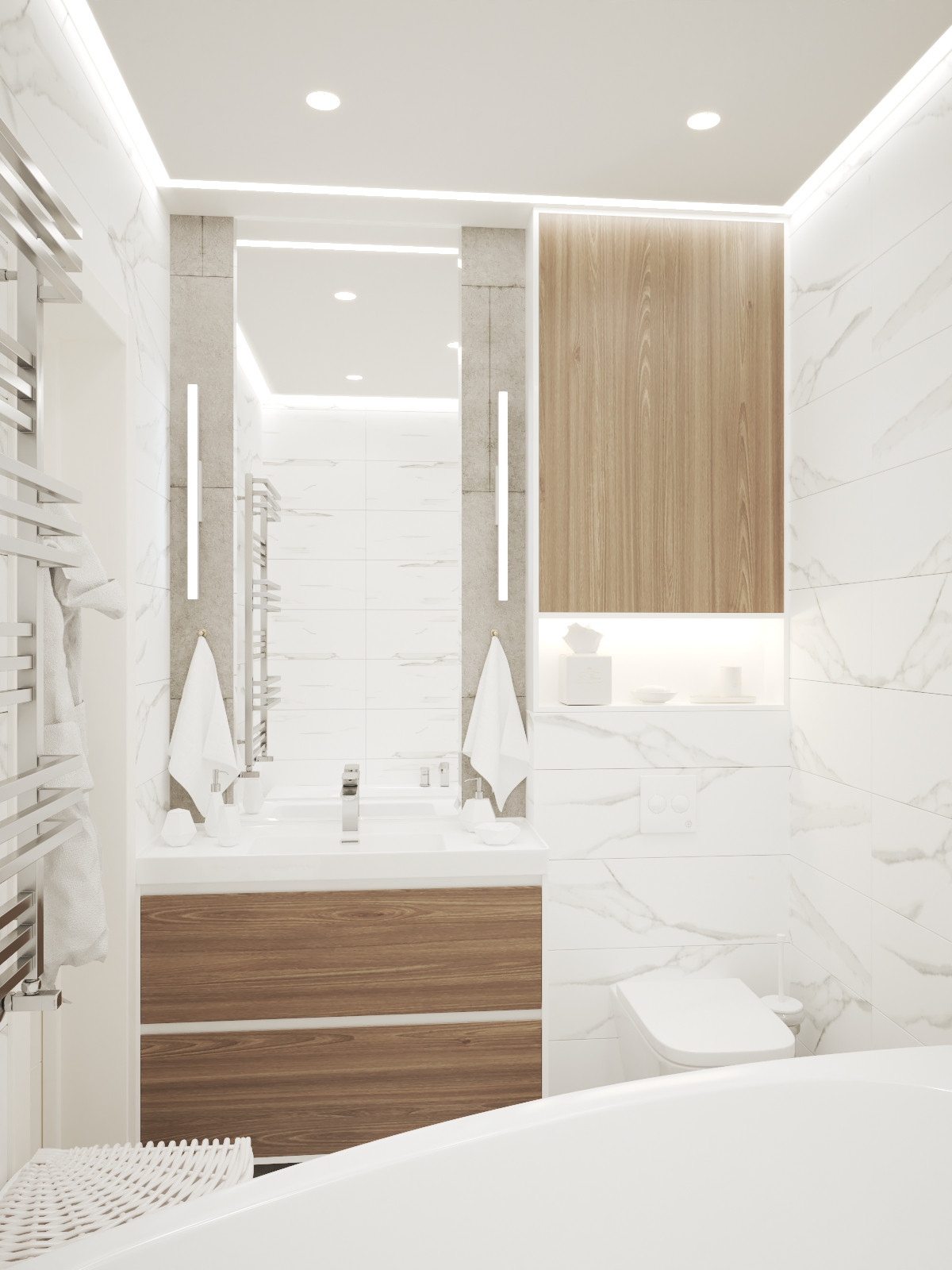 Трехкомнатная квартира №2 / Чебоксары / 2020 год