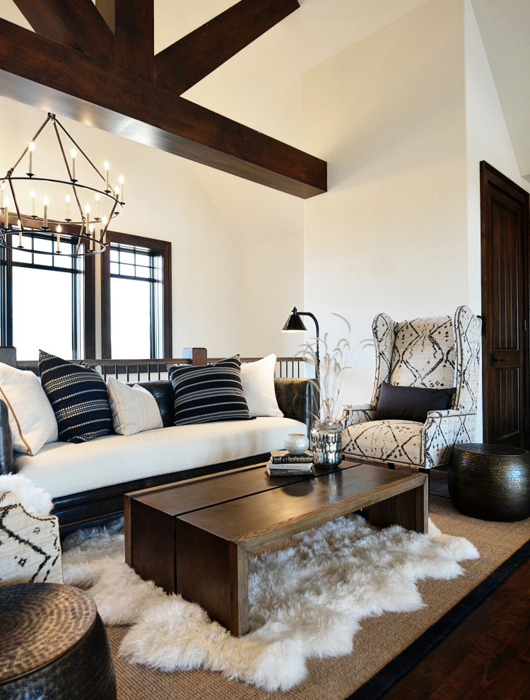 Mid-sized transitional mixed material railing balcony photo in Milwaukee