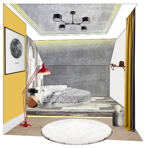 Концептуальные коллажи для частных интерьеров.