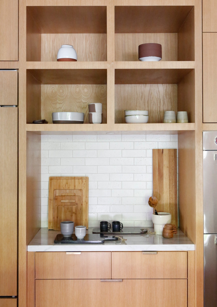 Inspiration for a scandinavian kitchen in Los Angeles.