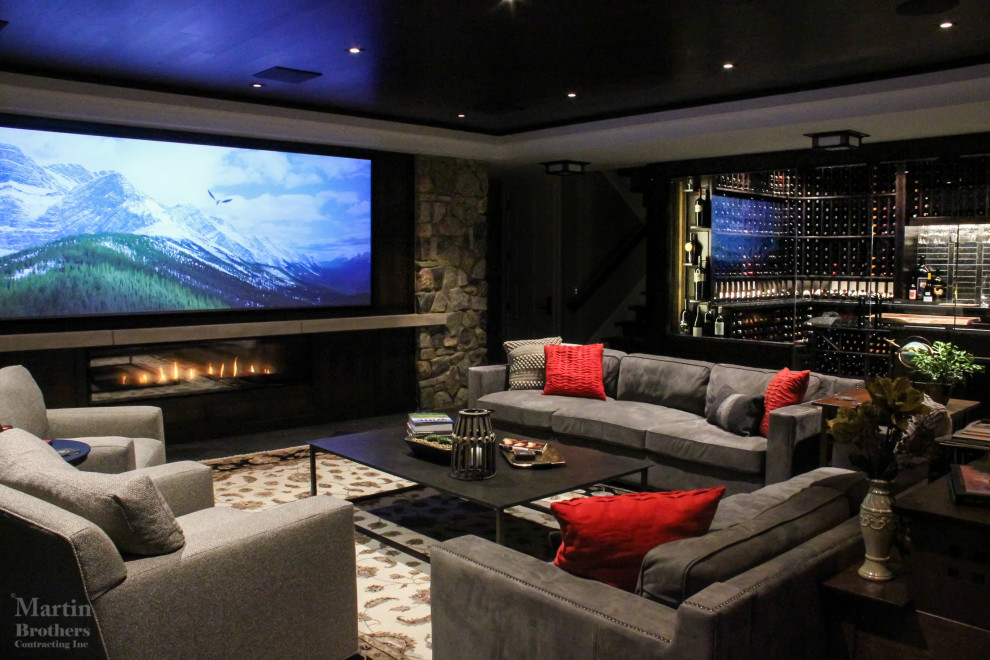 Family Room - Traditional - Family Room - Other - by Martin Bros ...