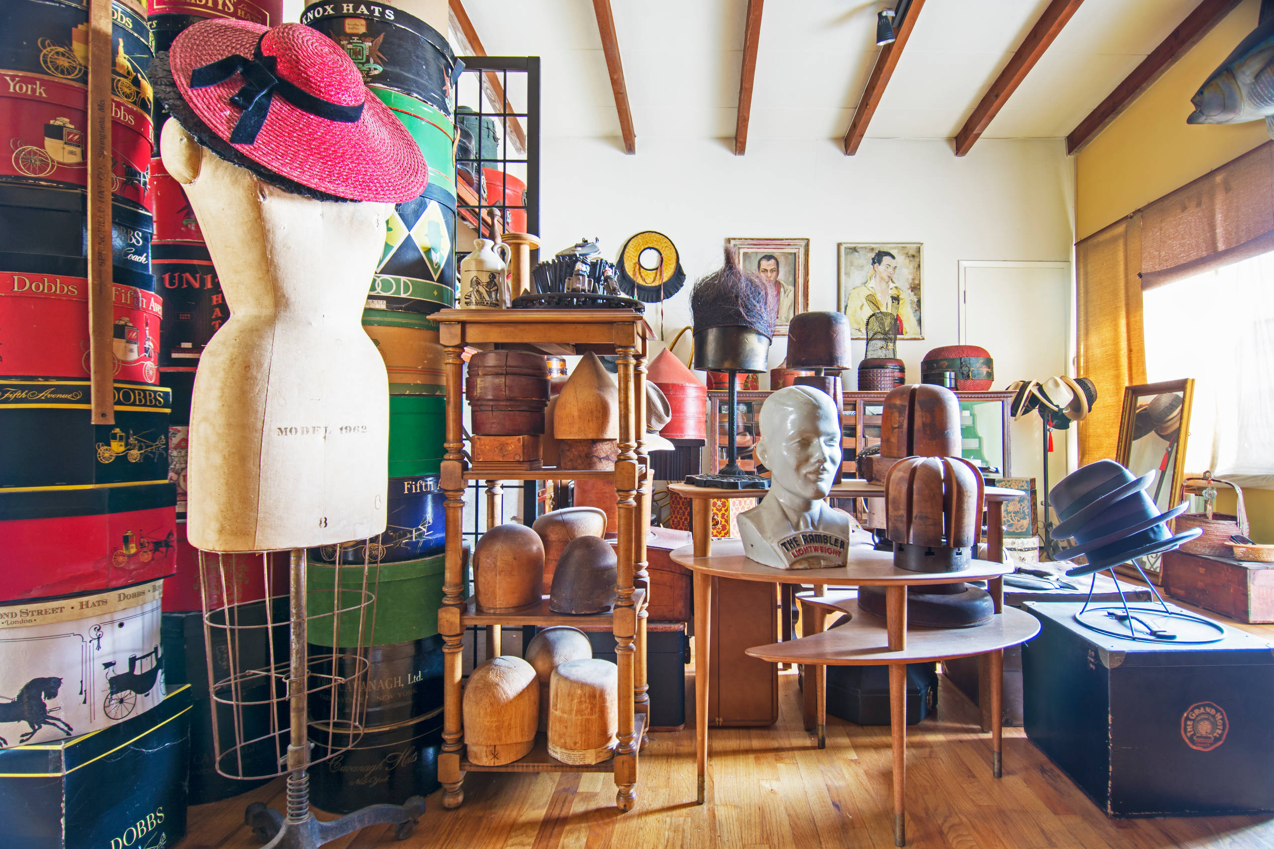 My Houzz: A Hat Collection in Los Angeles That