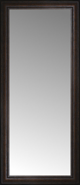 18 X40 Custom Framed Mirror Traditional Wall Mirrors By 18 X40 Custom Framed Mirror Distressed Brown