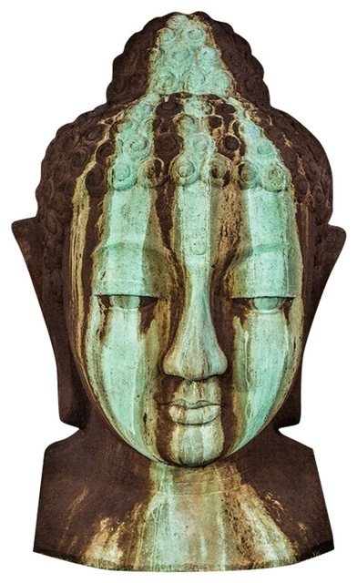 Extra Large Buddha Head Garden Sculpture Asian Statues Extra Large Buddha Head Garden Sculpture