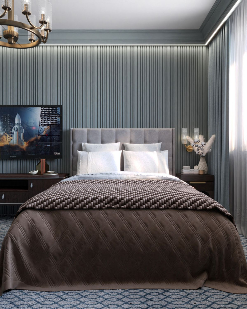 Панели для стен и карниз из гипса в квартире