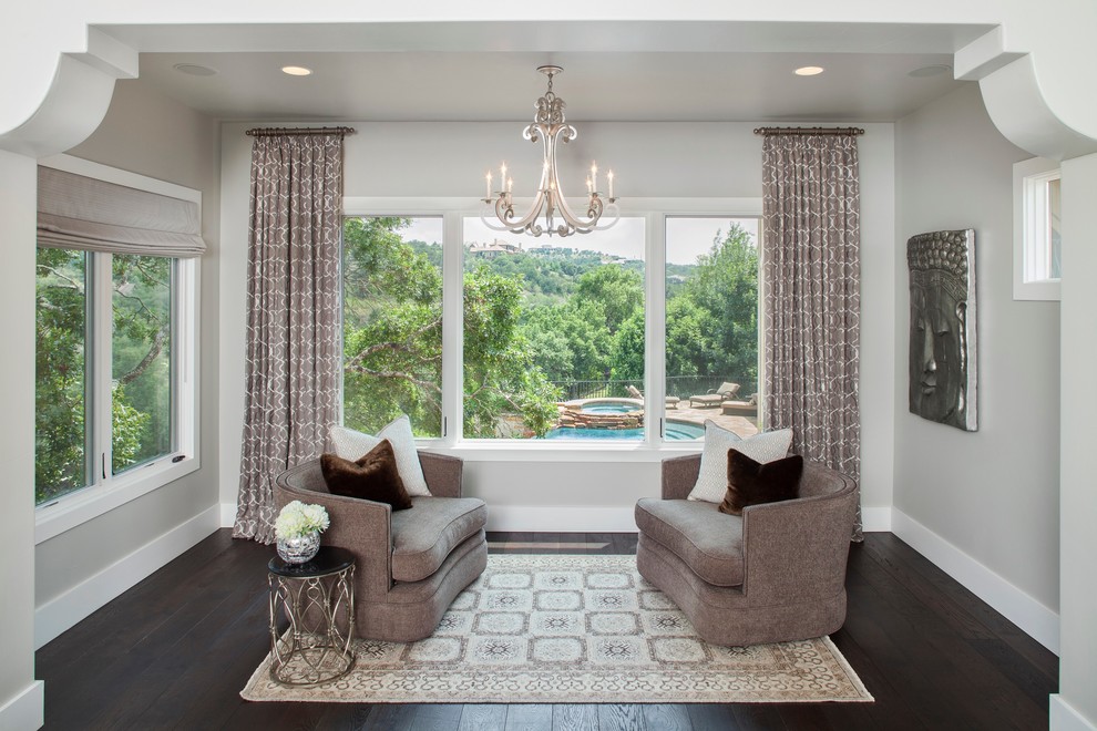 Modern French Guest House Traditional Austin by Bravo Interior