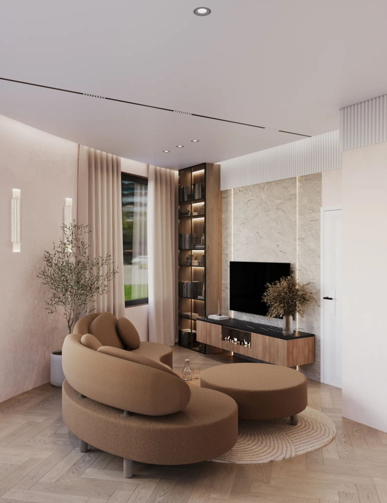 Квартира с радиальной стеной