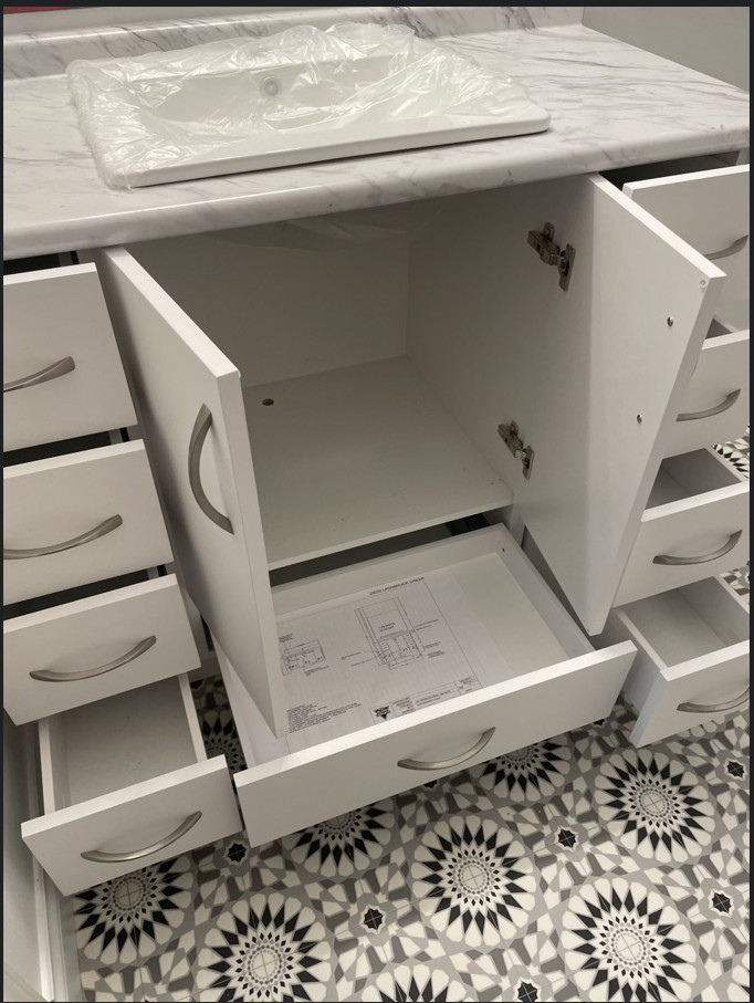 Vanity drawers