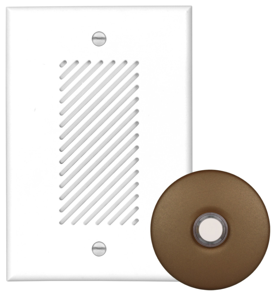 SingleGang Electronic Door Chime Kit Industrial Doorbells And