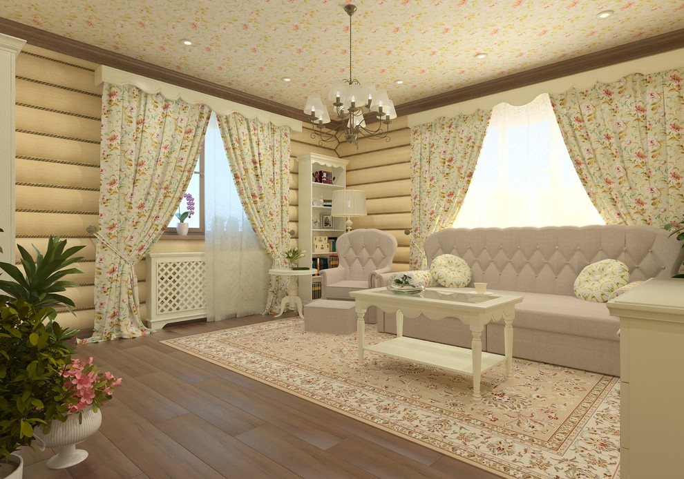 Интерьер бревенчатого дома в г. Кодинск