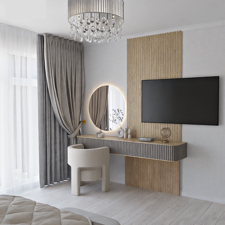 Спальня. ЖК "HIGH LIFE"