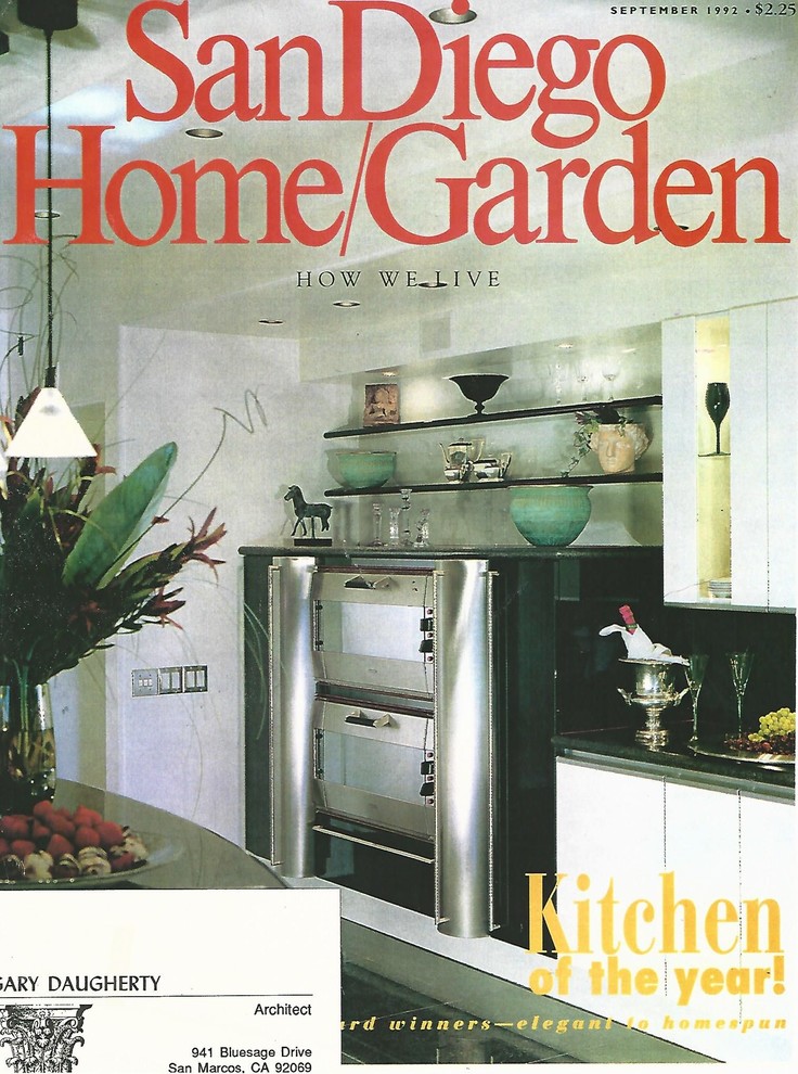 Elegant kitchen photo in San Diego