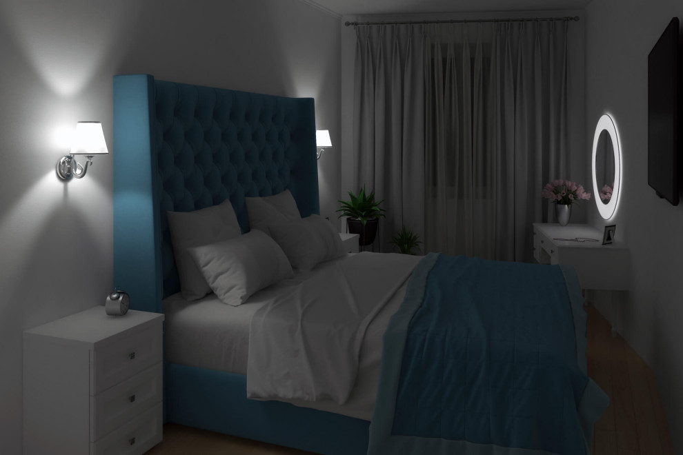 Спальня в скандинавском стиле