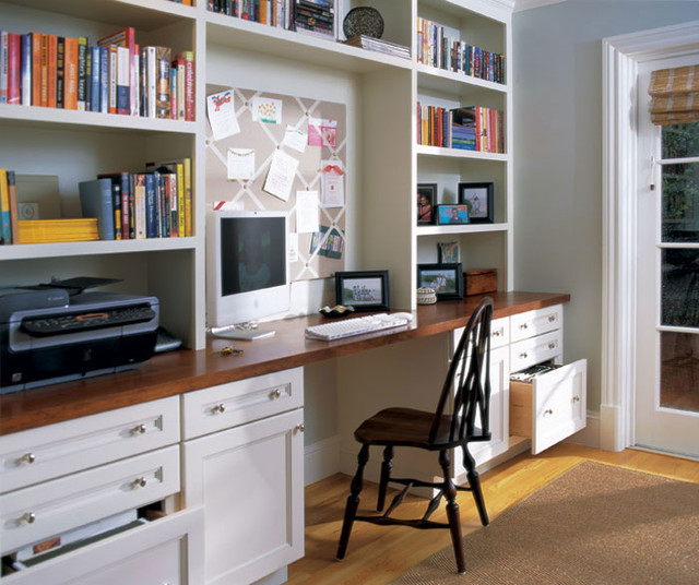 Brentwood Office Cabinets Transitional Home Office Chicago